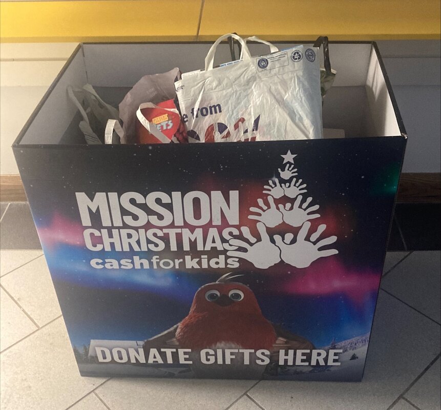 Image of Thank you for your kind donations to the Cash for Kids Mission Christmas Appeal. 