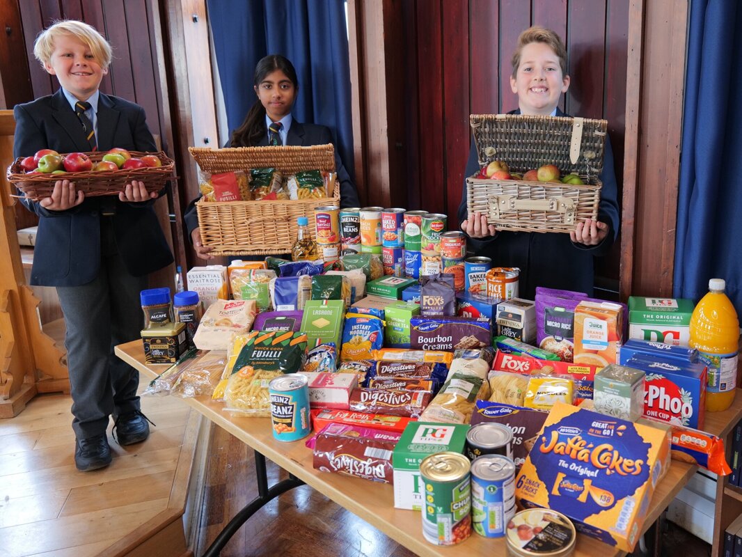 Image of Thank you for your kind Harvest donations