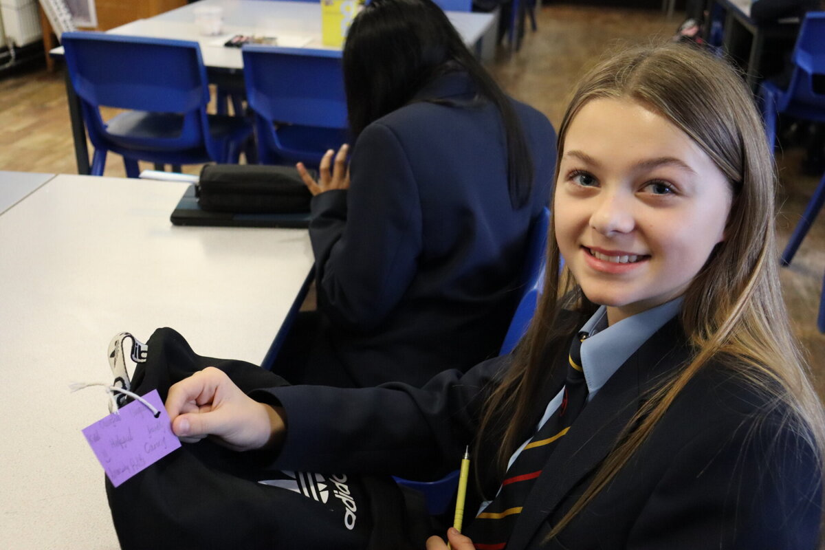 Image of Year 7 take part in Positive Noticing Day
