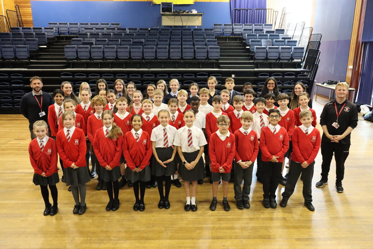 Image of Pupils from Broughton-in-Amounderness Church of England Primary School enjoy a day of performing arts 