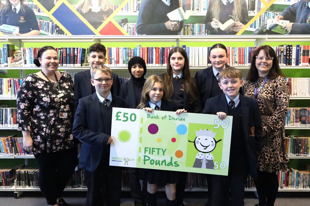 Image of Derian House year 7 fundraising challenge launches