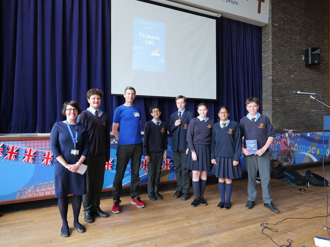 Image of Carnegie Shortlisted Author Julian Sedgwick Visits Archbishop Temple Church of England High School