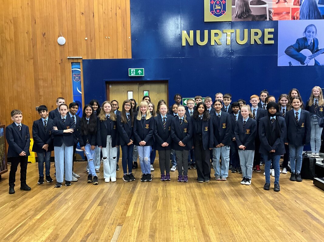 Image of Pupils support Jeans for Genes Day by wearing denim to school