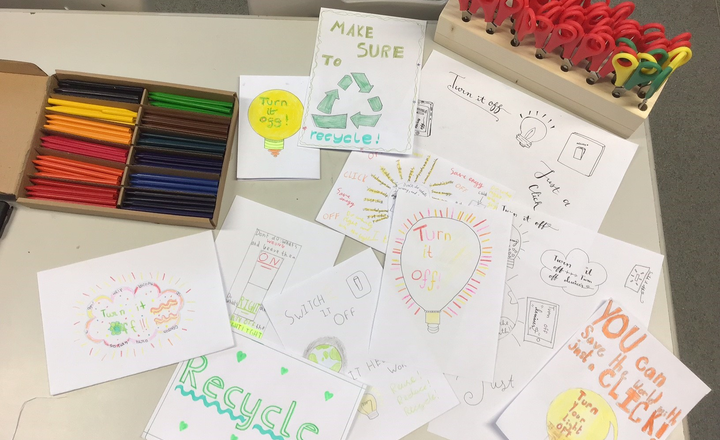 Image of Eco Club begin their first campaign to save energy across school