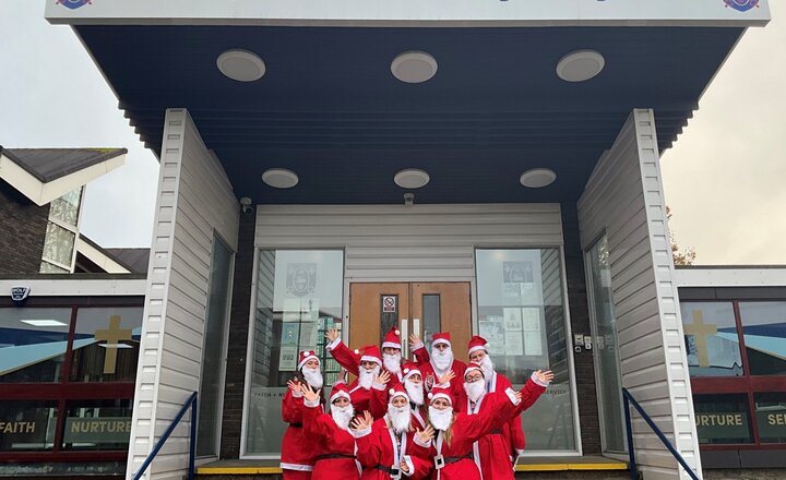 Image of Staff to take part in St Catherine's Santa Dash to raise money for the Year 10 charity!