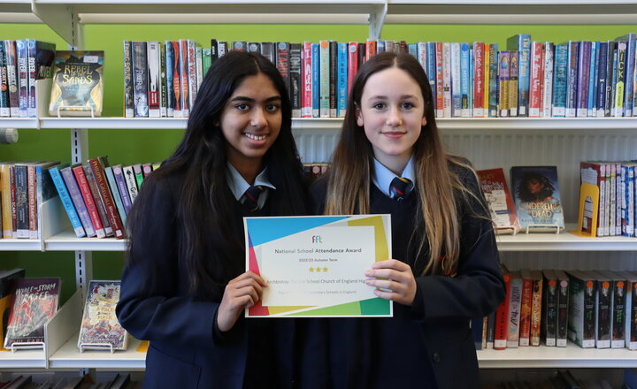 Image of Archbishop Temple Church of England High School has won an FFT National Attendance Award!