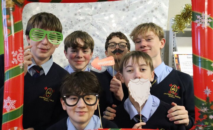 Image of Pupils raise money for St Catherine's Hospice with festive photos