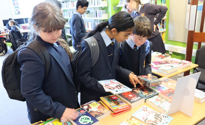 Image of School book fair proves popular