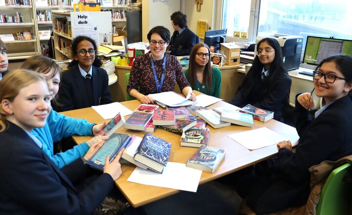 Image of Pupils and staff take part in Lancashire Book of the Year 