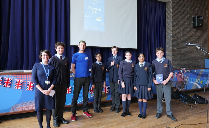 Image of Carnegie Shortlisted Author Julian Sedgwick Visits Archbishop Temple Church of England High School